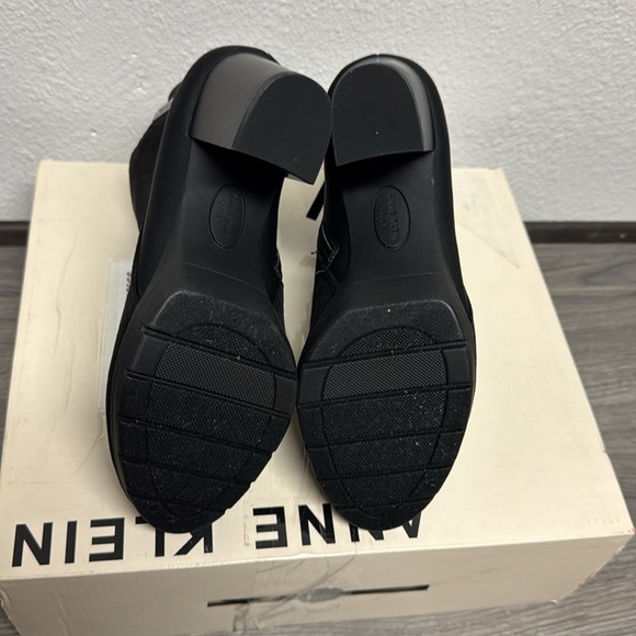 Anne Klein Rina Stacked Heel Dress Booties / Water Resistant - Picture 3 of 6
